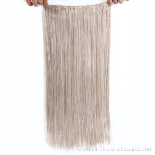 Wholesale 15 Colors Clip In Kids Hair Clip Hair Extensions with 5 Clips